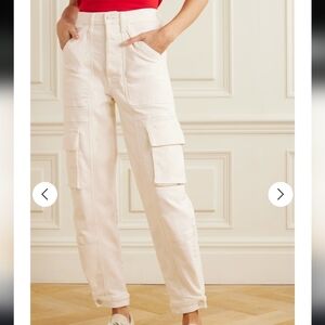 MOTHER + NET SUSTAIN The Curbside Cargo Flood high-rise tapered jeans 26